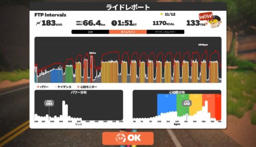 閾値のトレーニング（クルーズインターバルというらしい）