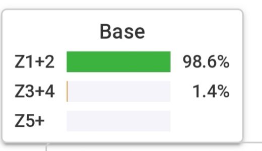 99%LSDでちゃんとFTP（RampTest）上がっとるわ