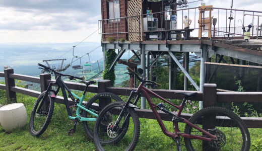 桝水高原（ますみずこうげん）天空リフトを使ってMTBダウンヒルしてきた