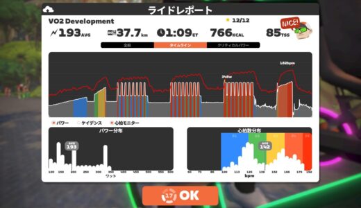 第29回Vo2Max向上委員会 – VO2 Development　疲労対効果